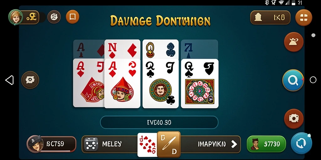 Tampilan gameplay seru di aplikasi 2739 dengan Domino.