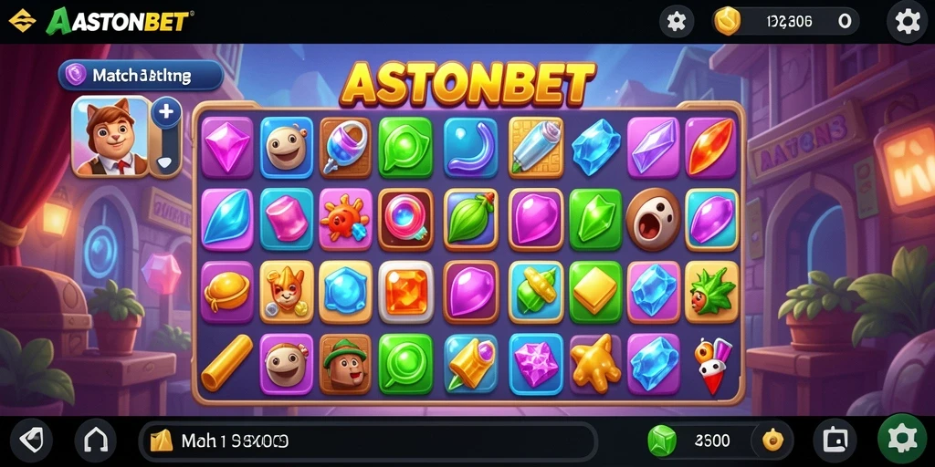 Gameplay seru ASTONBET yang penuh warna dan tantangan.