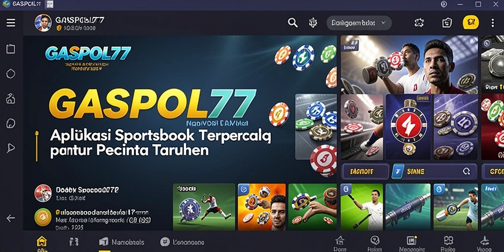 Screenshot utama GASPOL77 menunjukkan betapa serunya pengalaman taruhan olahraga.