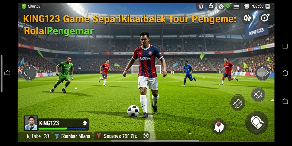 Tangkapan layar menunjukkan gameplay menegangkan dalam KING123.