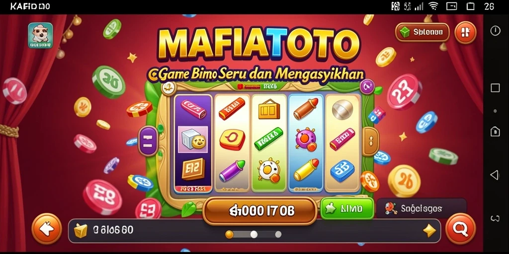 Screenshot gameplay MAFIATOTO menampilkan suasana Bingo yang seru.