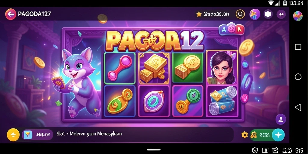 Screenshot gameplay <strong>PAGODA127</strong> dengan perputaran slot yang seru dan menarik.