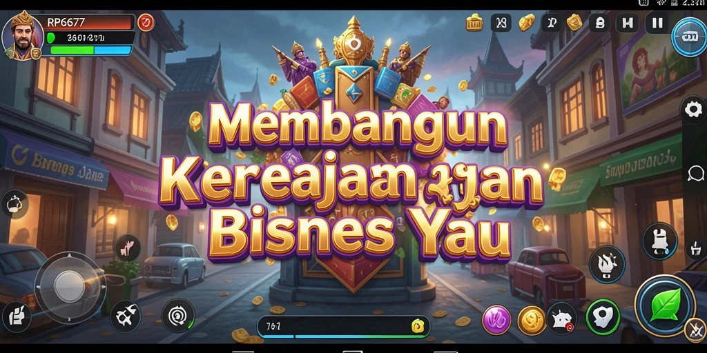 Tampilan gameplay RP6677 yang menarik dan penuh warna.