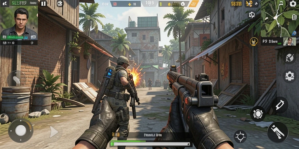 Gameplay menegangkan dalam SEE789 dengan aksi FPS yang intens.