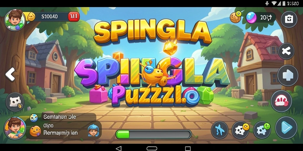 Tampilan gameplay SPINGILA yang seru dan penuh tantangan.
