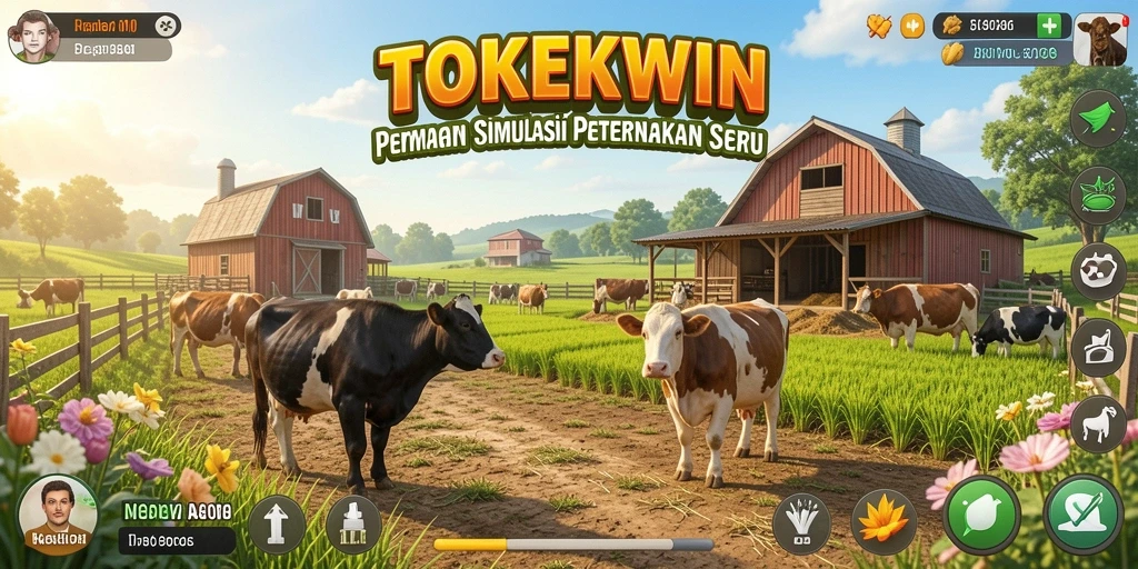 Tampilan gameplay TOKEKWIN yang menarik dan interaktif.